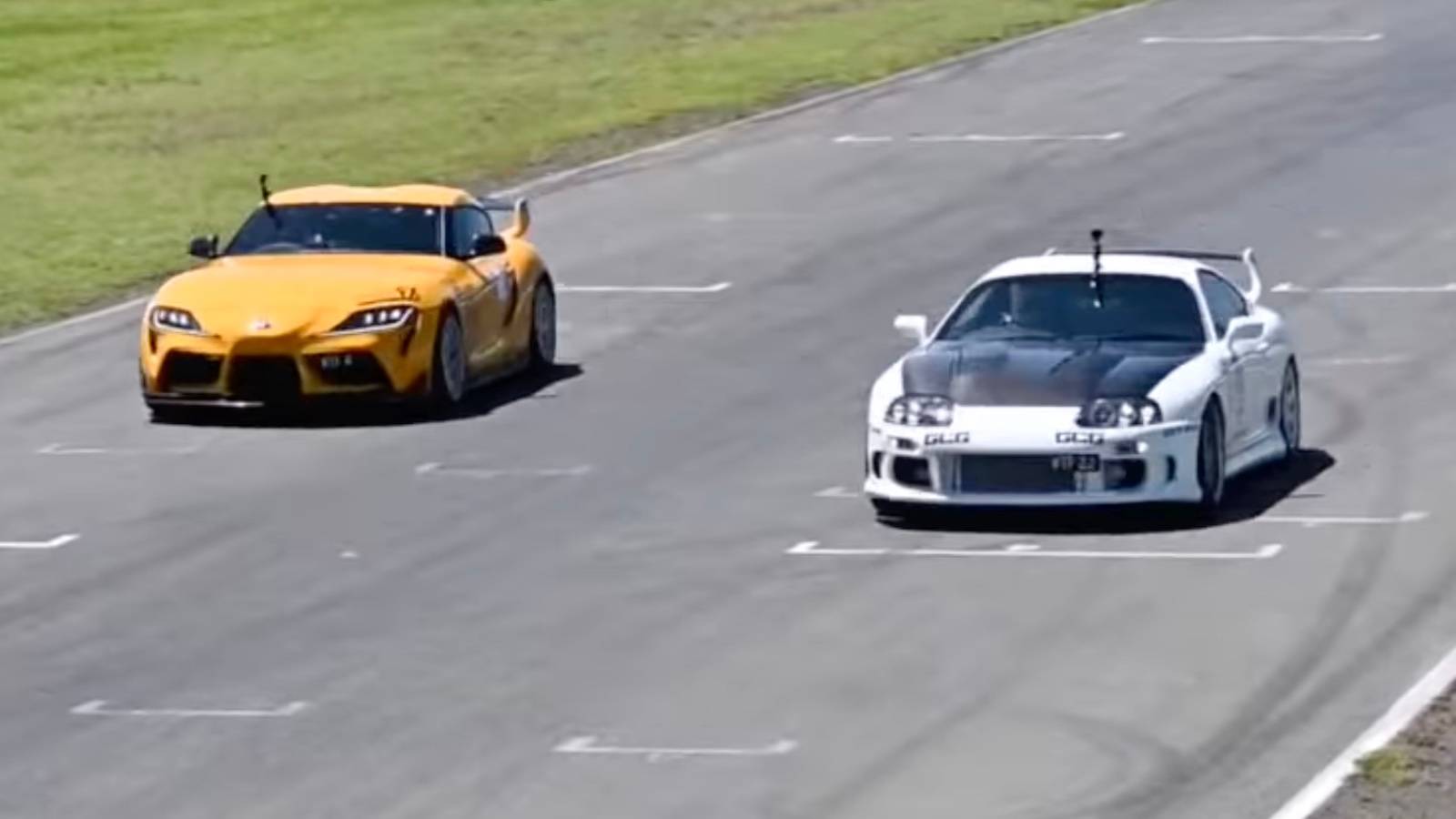 Battle For Supra Supremacy: Watch A Modified MKIV Roll Race A Modified MKV