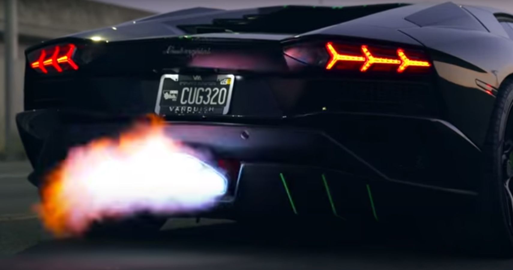 Watch This Lamborghini Aventador S Turn Up The Heat With Flame-Spitting  Exhaust, image size:1710x900