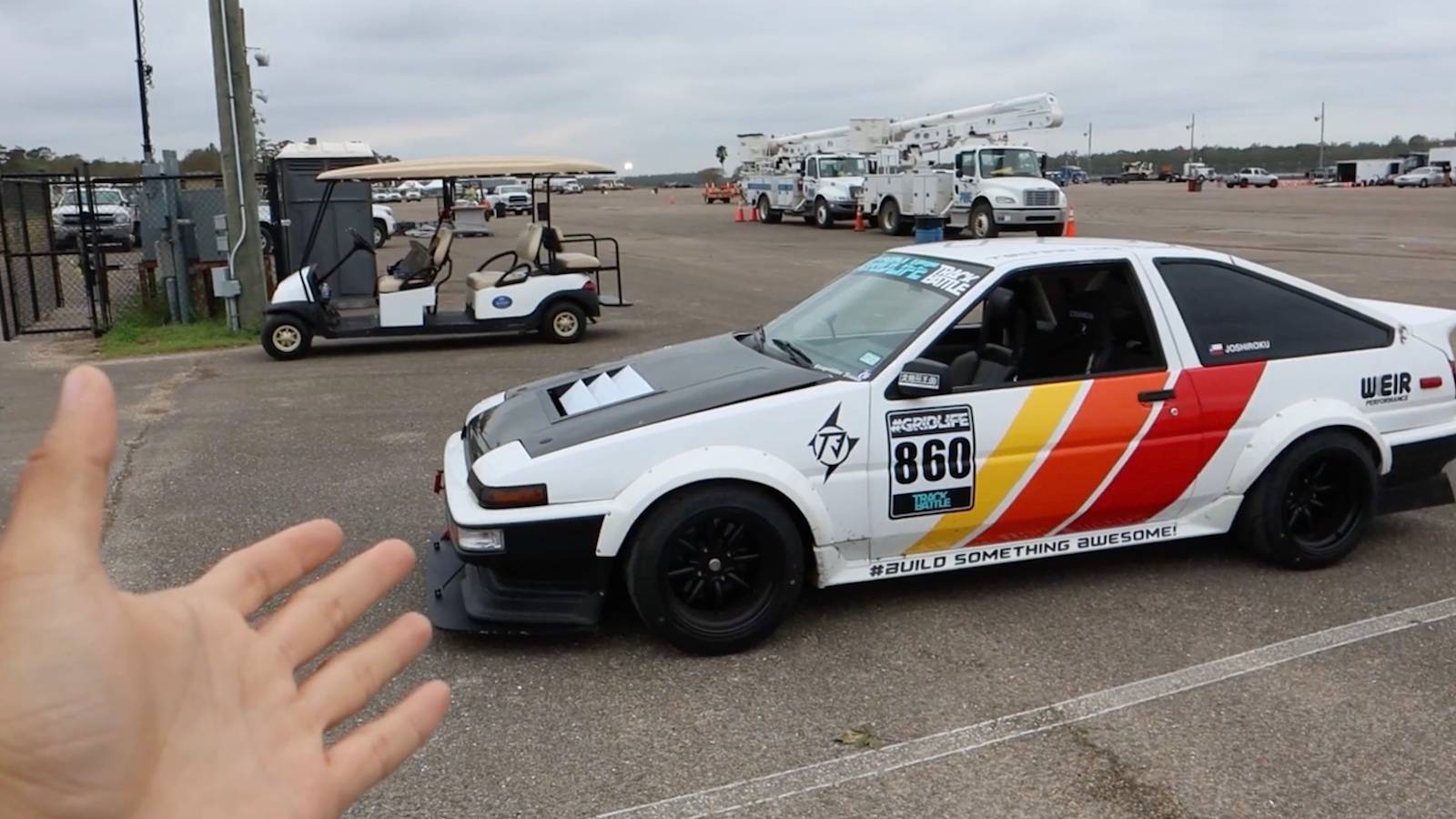 Hoonigan Checks Out A 1UZ-Swapped Toyota AE86 At Gridlife