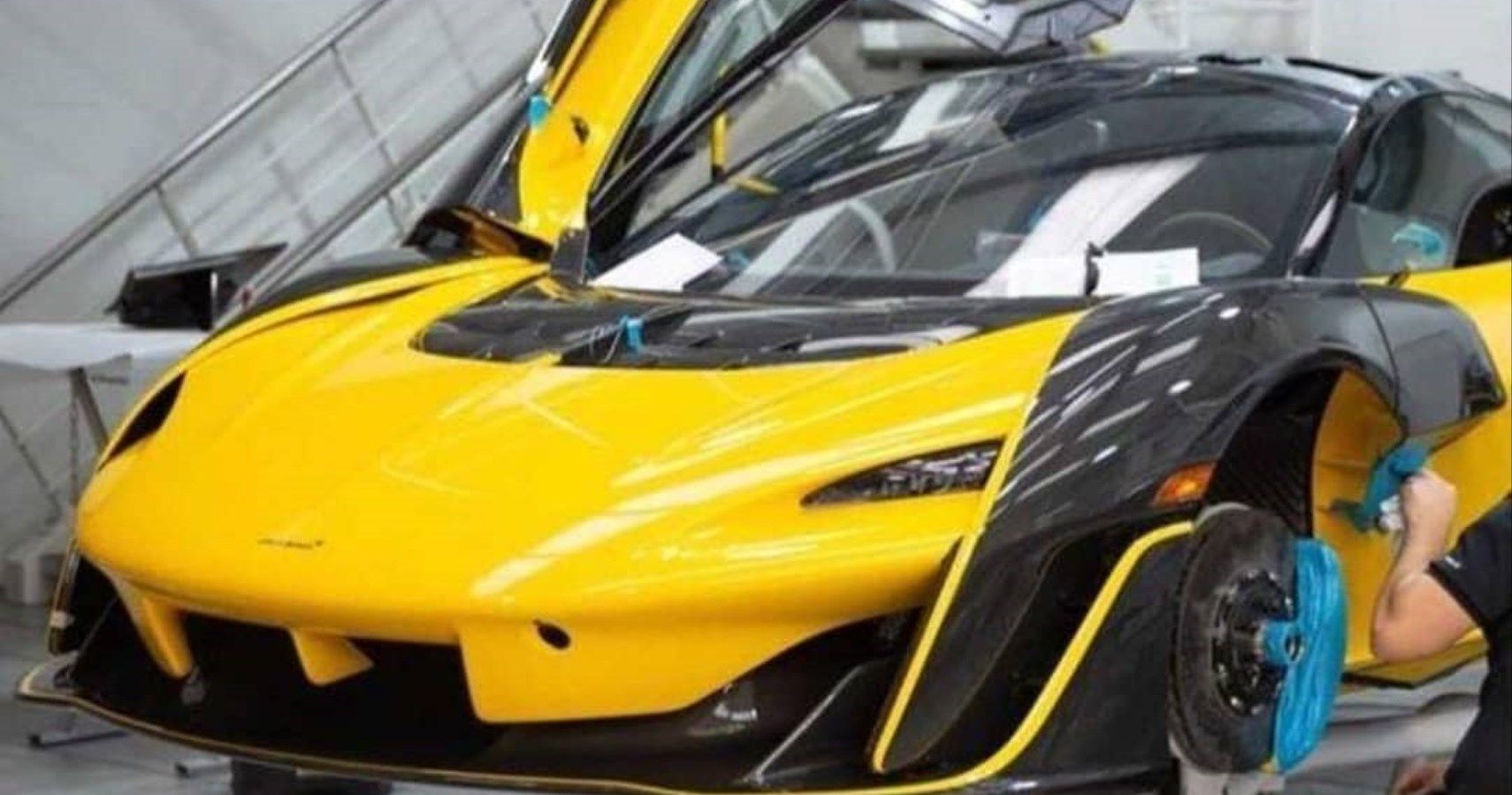Get A Glimpse Of This McLaren Sabre In Yellow And Black Livery