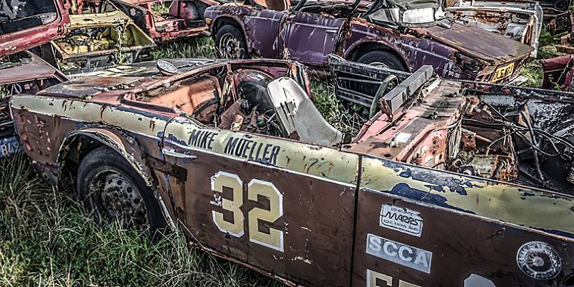 We Can't Look At These Sad Pics Of Race Cars Left To Rot