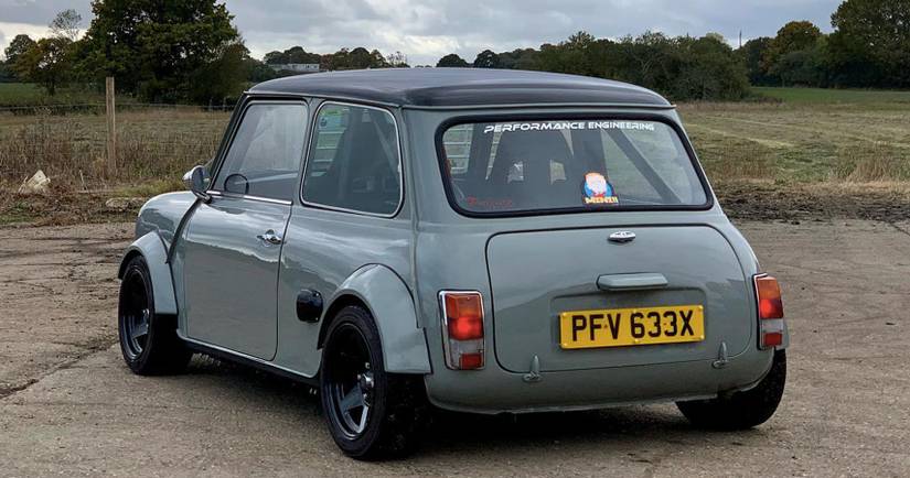 Type R Mini Classic Mini Cooper Gets A Rear-Mounted Honda Civic Type R K20 Inline-Four