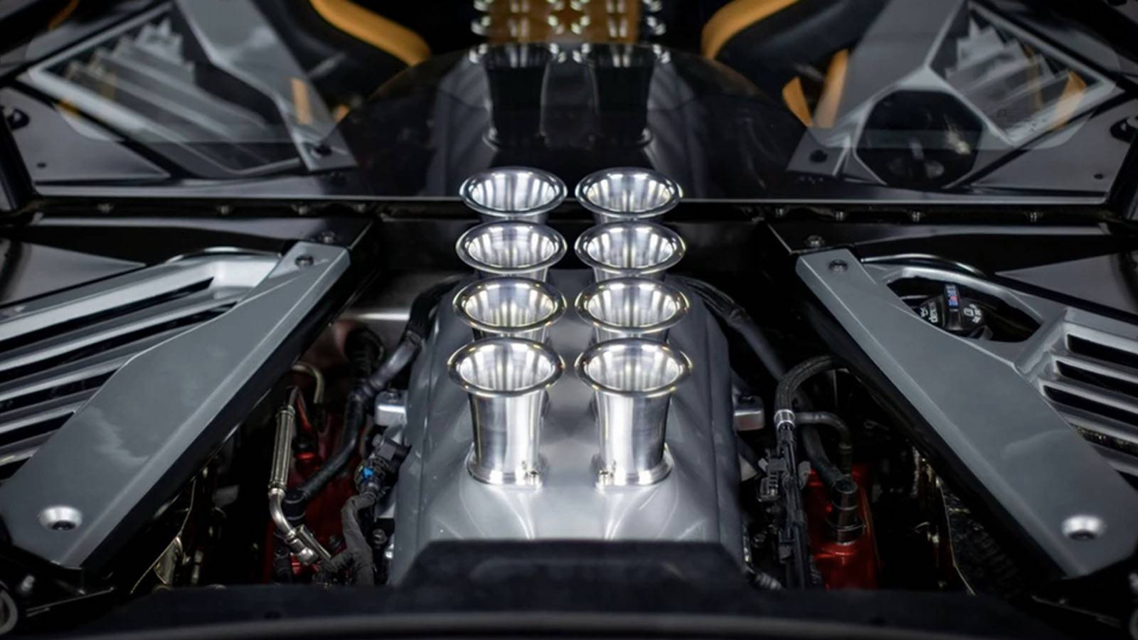Bolt These Fake Velocity Stacks On Your C8 Corvette To Confuse Ferrari Fans