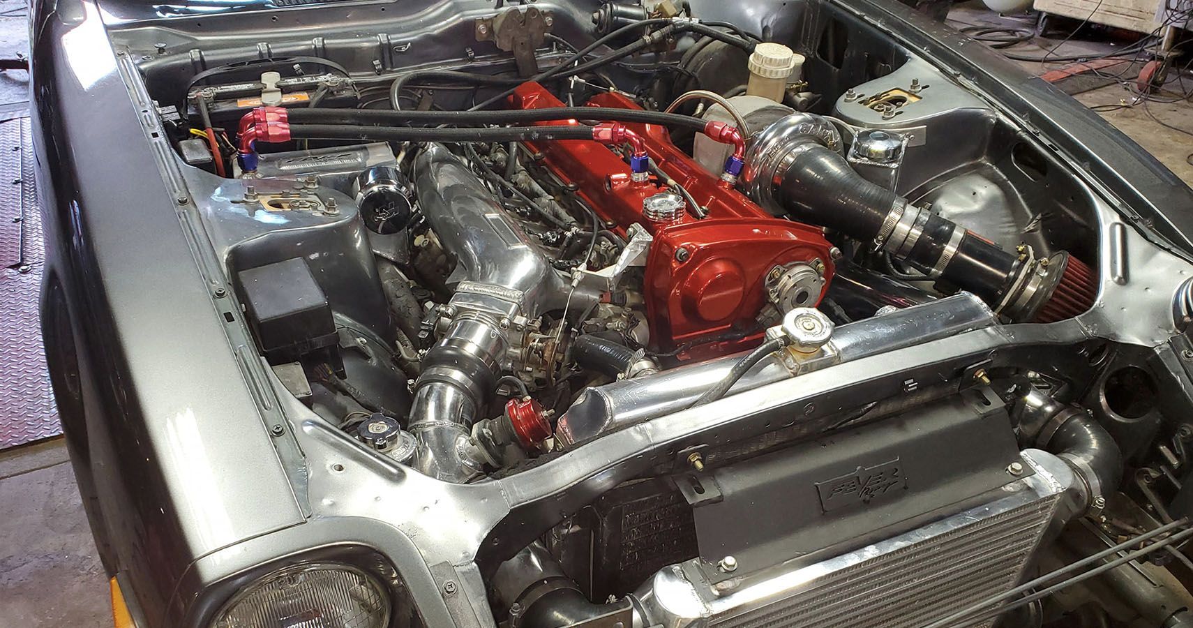 Watch A Skyline RB25DET-Swapped Datsun 280ZX Crank Out 448