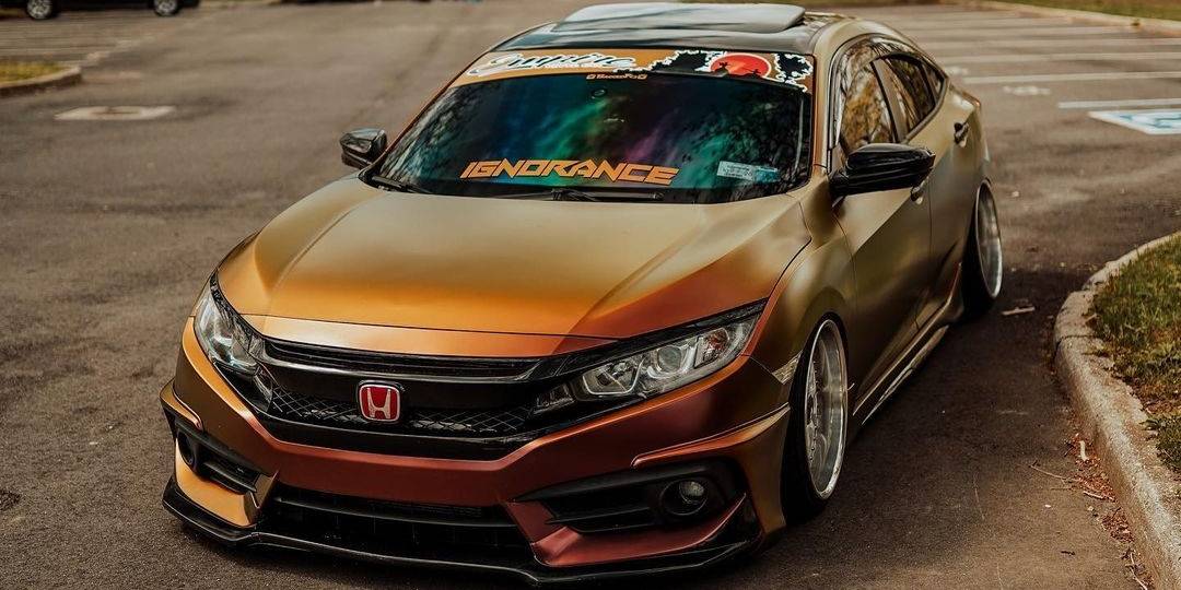 10 Of The Coolest Slammed Honda Civics