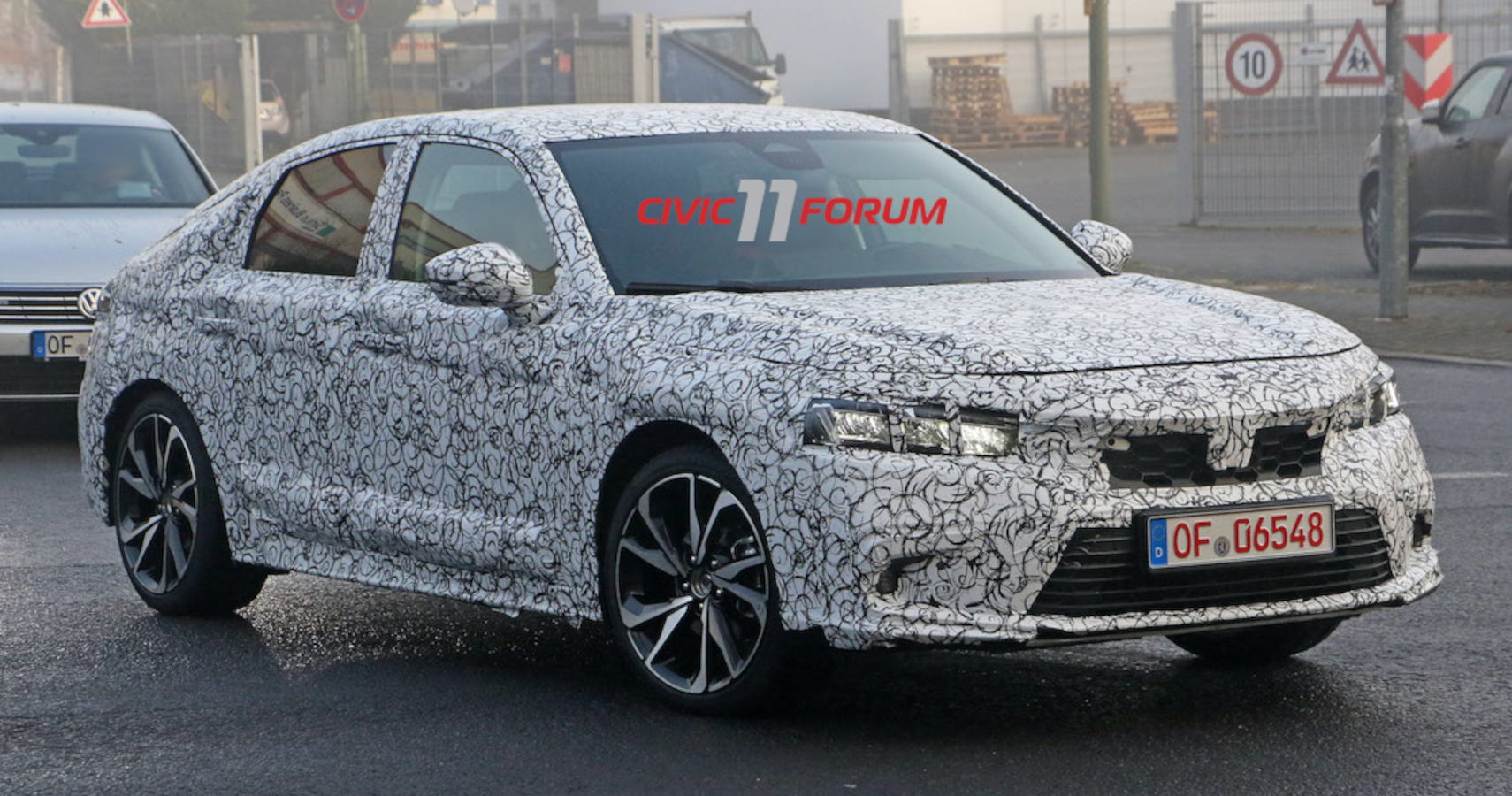 2022 Honda Civic Hatchback Spotted In Spy Shots Hotcars