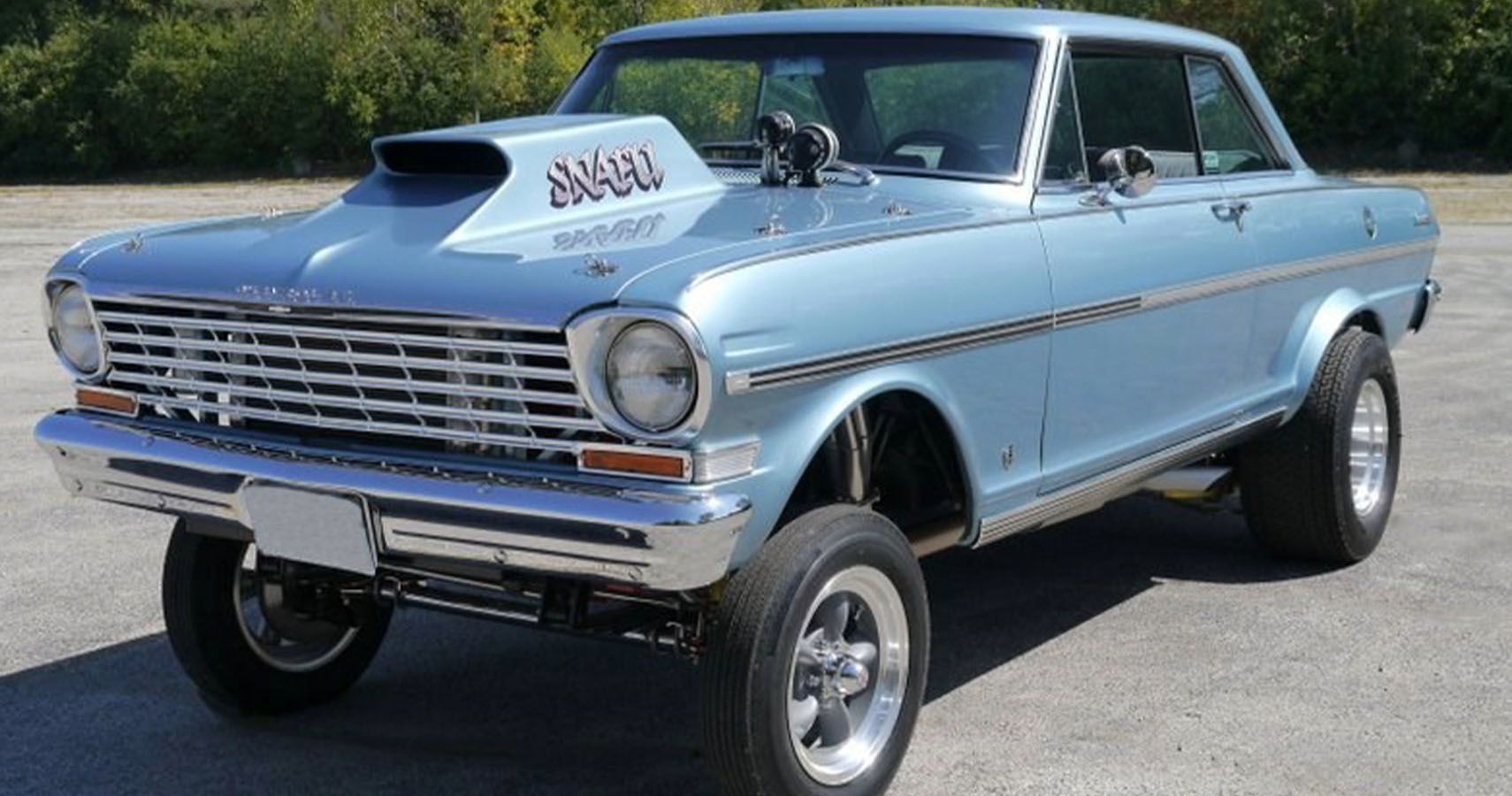 Wild 1963 Chevy Nova Gasser Nicknamed Snafu For Sale In Illinois