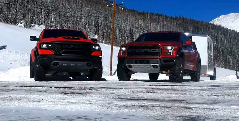 Trx Chasing Raptor TRX Vs Raptor: World’s Toughest Tow-Off Reveals Each Pickup’s Strengths