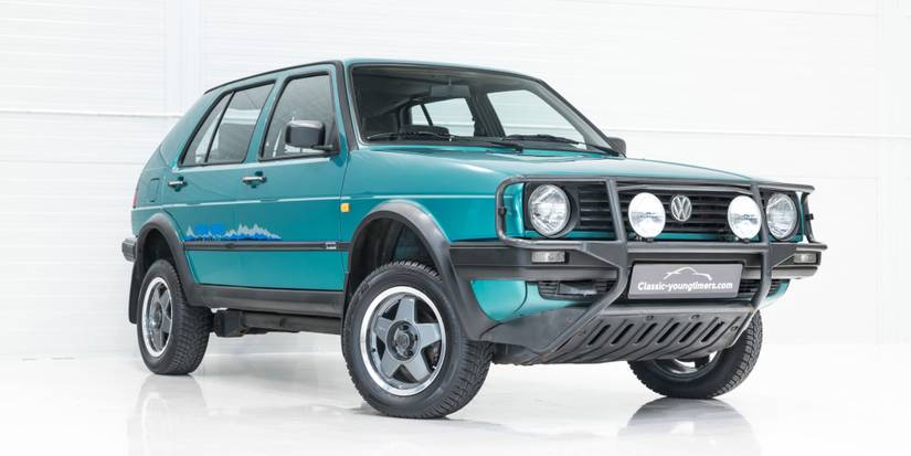 The front of the Golf Syncro