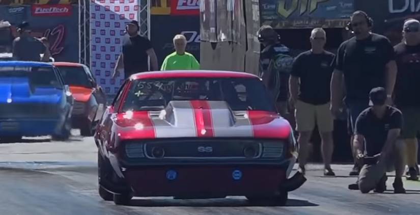 Watch This Camaro Go Airborne During A Drag Race In Georgia
