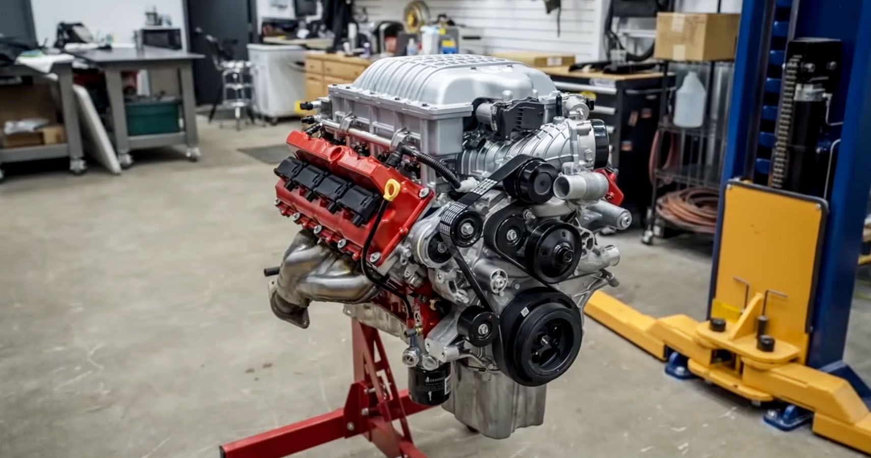 Watch This Complete Dodge Demon Engine Build Sped Up Is So Satisfying