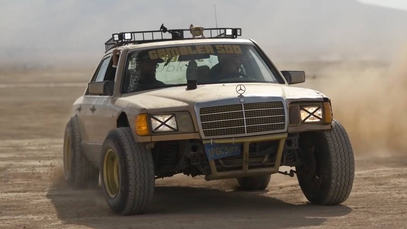 Someone Turned This Diesel Mercedes Into A Mad Max Rally Car For $800