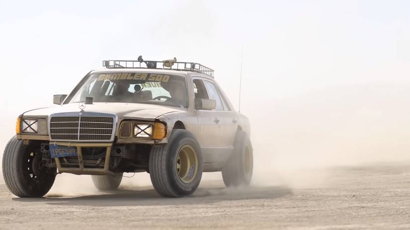 Someone Turned This Diesel Mercedes Into A Mad Max Rally Car For $800