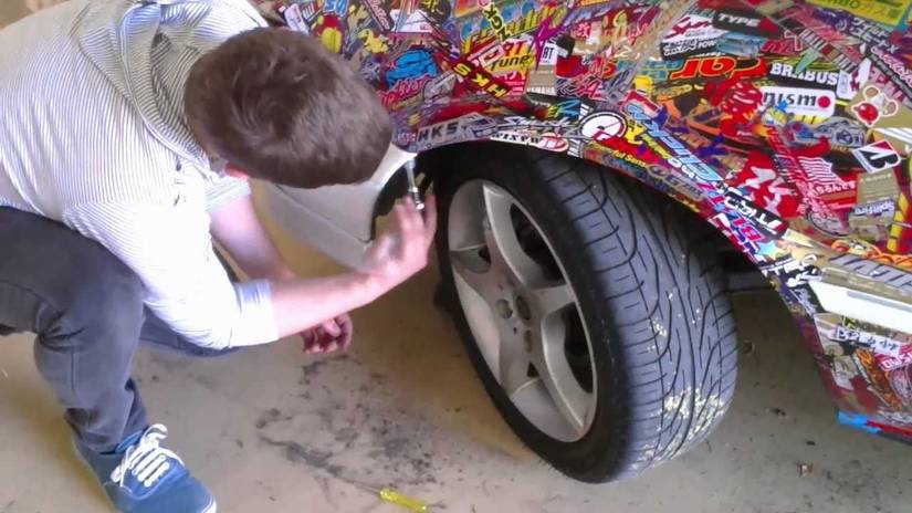 Sticker Bombing A Car Explained And Why We're Glad It's Illegal