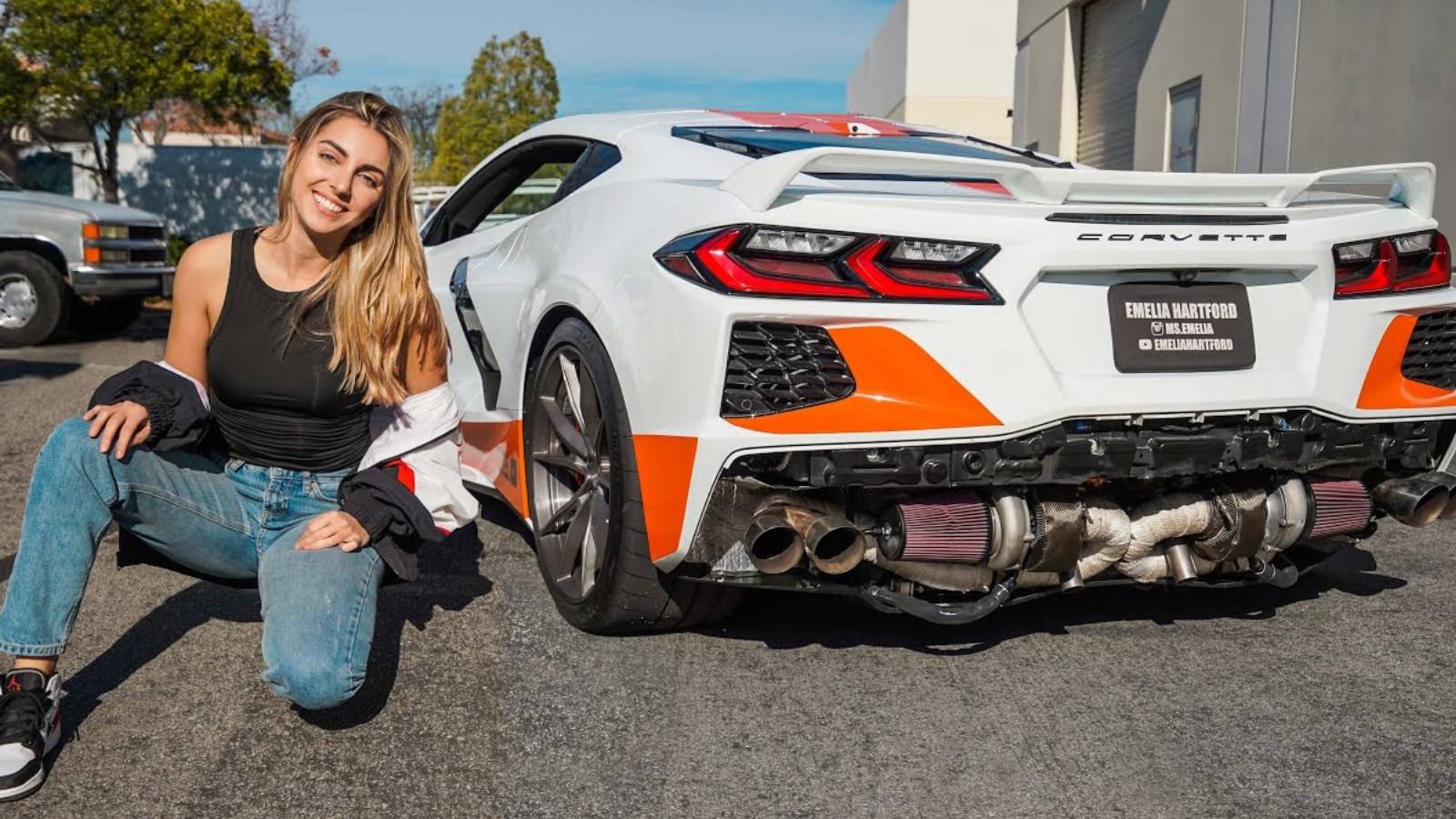Emelia Hartford Breaks The Corvette C8 World Record