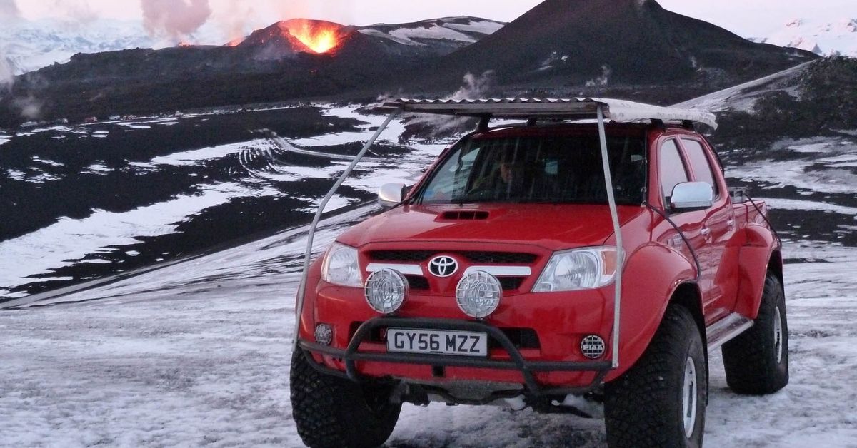 Flashback: The Time James May Drove A Toyota Hilux Towards An Active Volcano