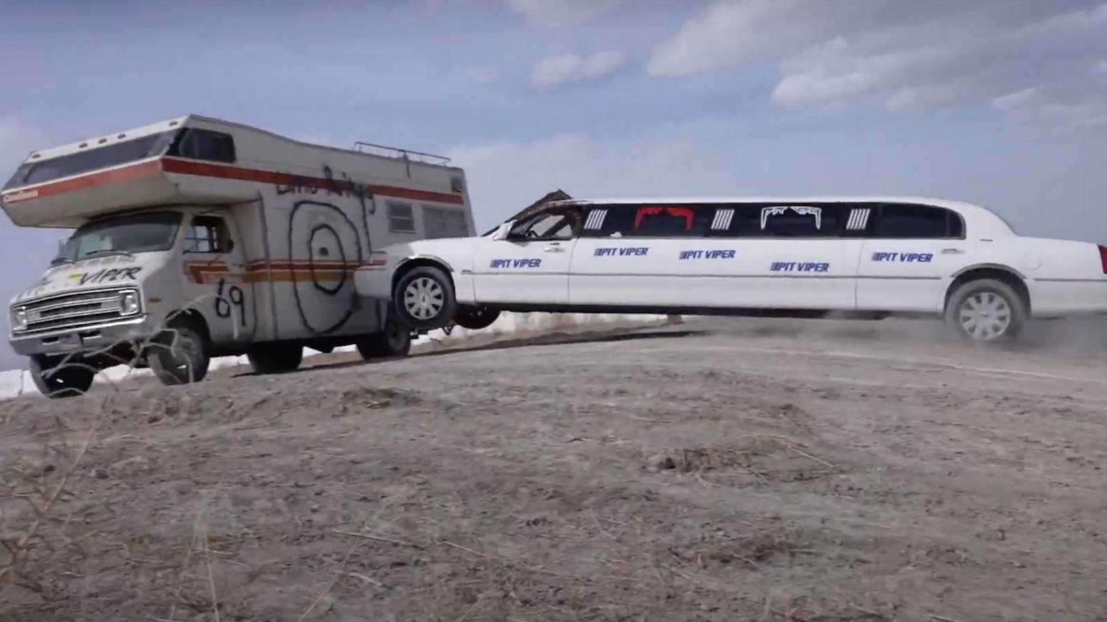 Watch A Limo Sent Hurtling Through This RV At 70 MPH