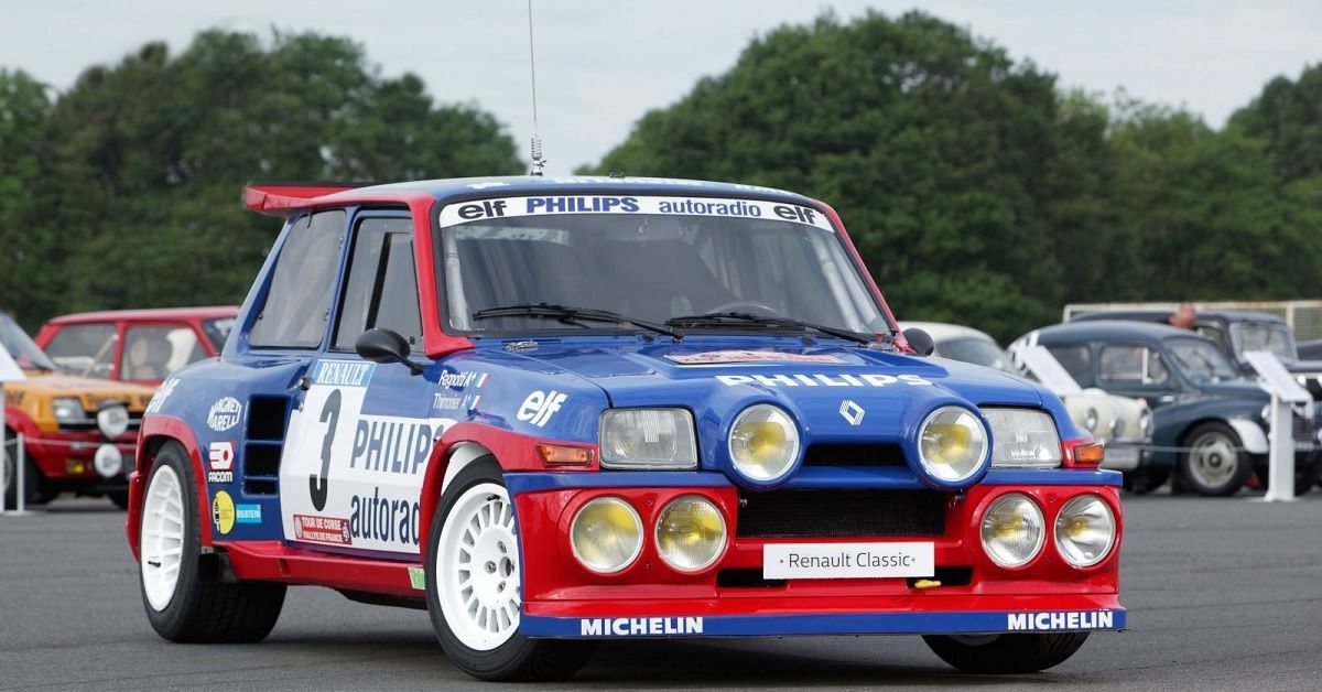 Turbo Ralli Renault 5 Turbo Rally Car