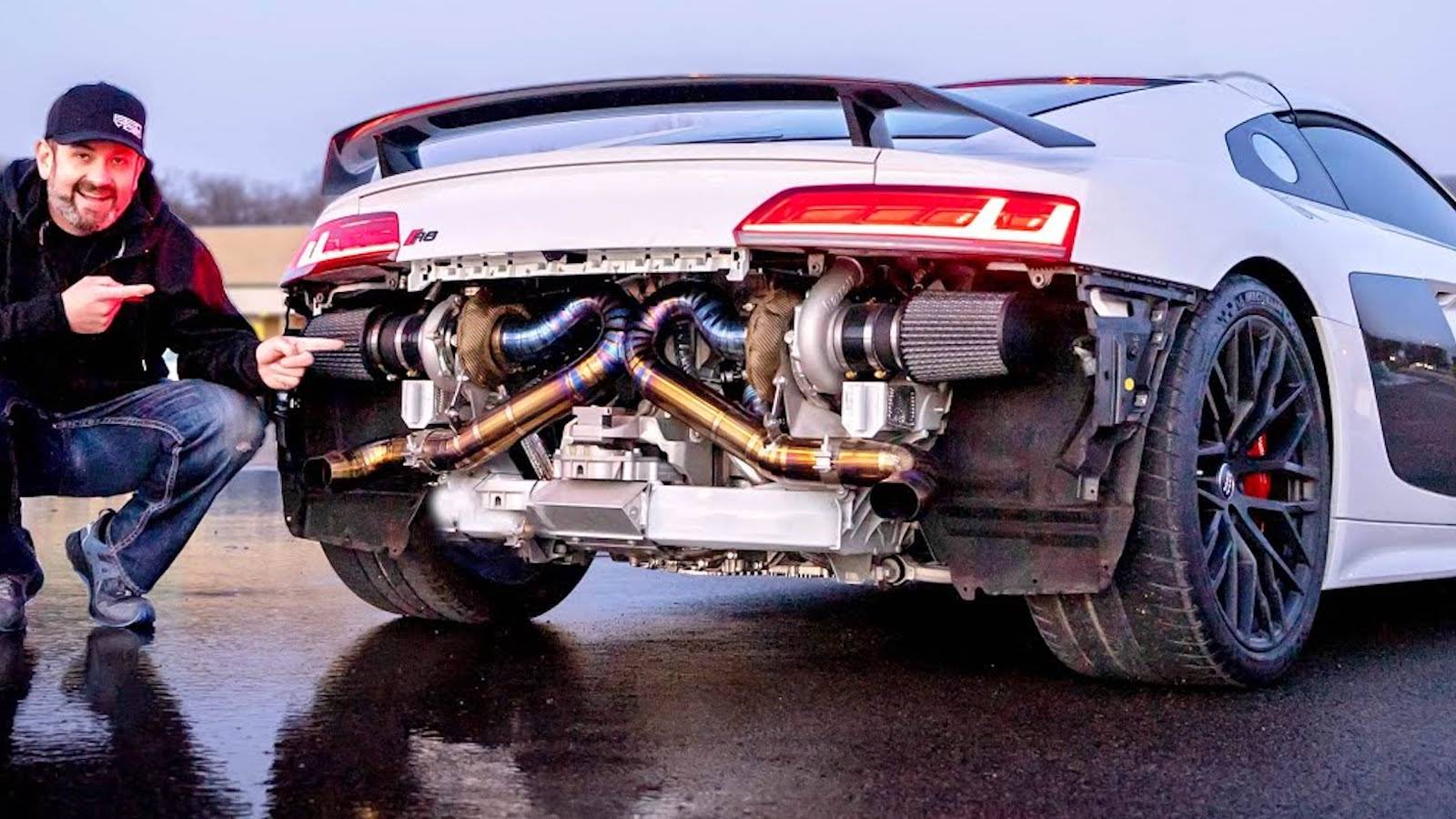 Audi Turbo Rwd Chicago-Based Tuner Coaxes Four-Figure Horsepower From Audi R8
