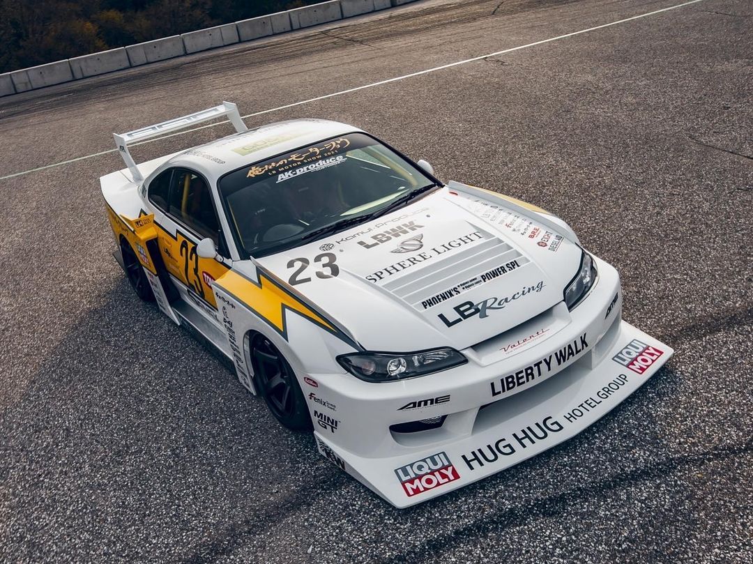 Check Out Liberty Walk's Four-Rotor Twin-Turbo S15 Silvia Drift Car
