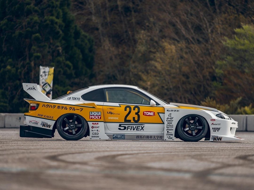Check Out Liberty Walk's Four-Rotor Twin-Turbo S15 Silvia Drift Car