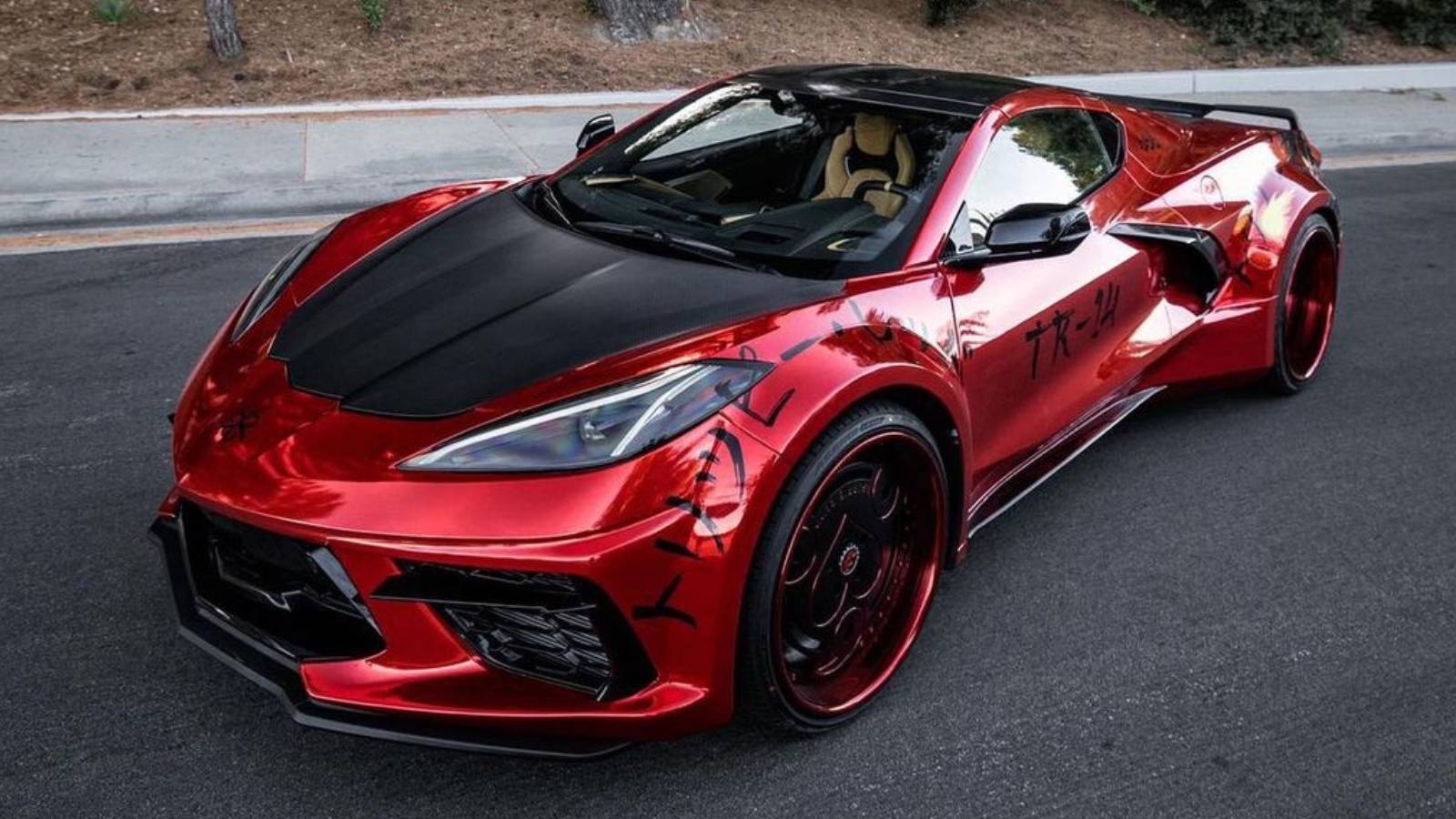 Trippie Redd's Custom C8 Corvette Is Unlike Any Other