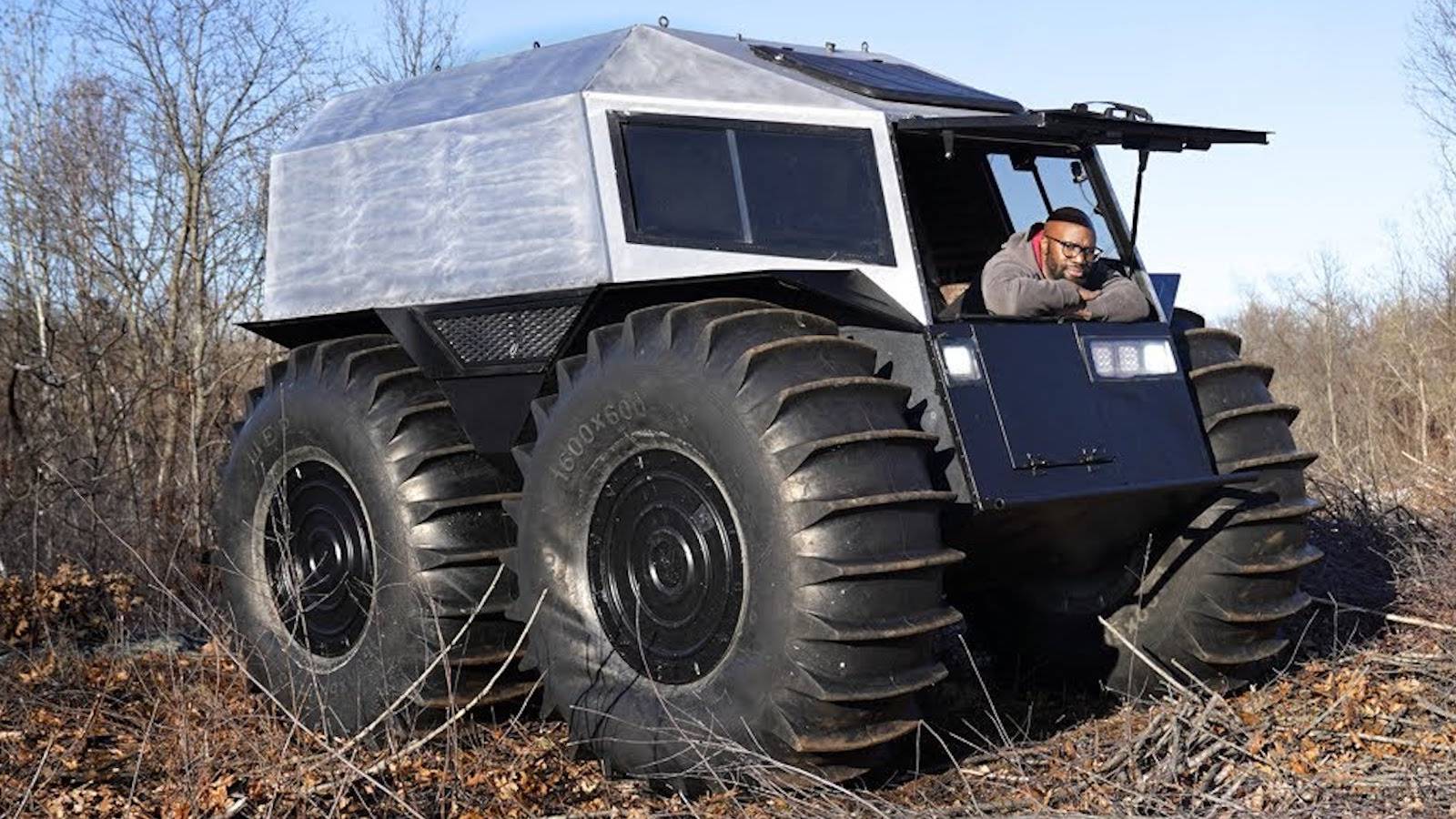 Cop Magnet Sherp Gets Some Modifications, Looks More Like A Cybertruck Now