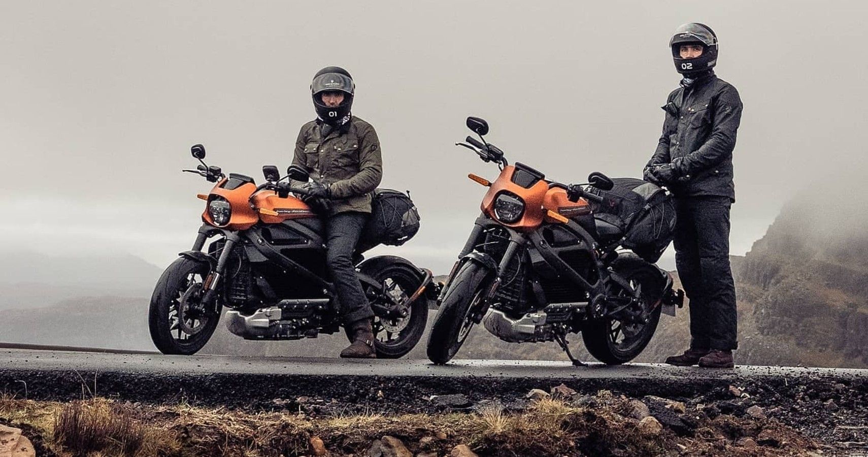 Watch The Turner Twins Ride NC500 On HarleyDavidson Livewires