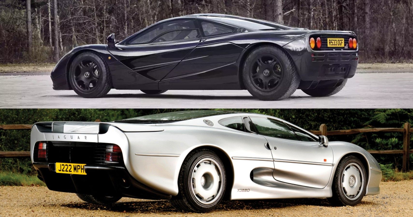 ⛳️JECKERSON⚽️ ジェッカーソン　イタリア Jaguar XJ220 Vs. McLaren F1: The Forgotten Hypercar Battle Of The