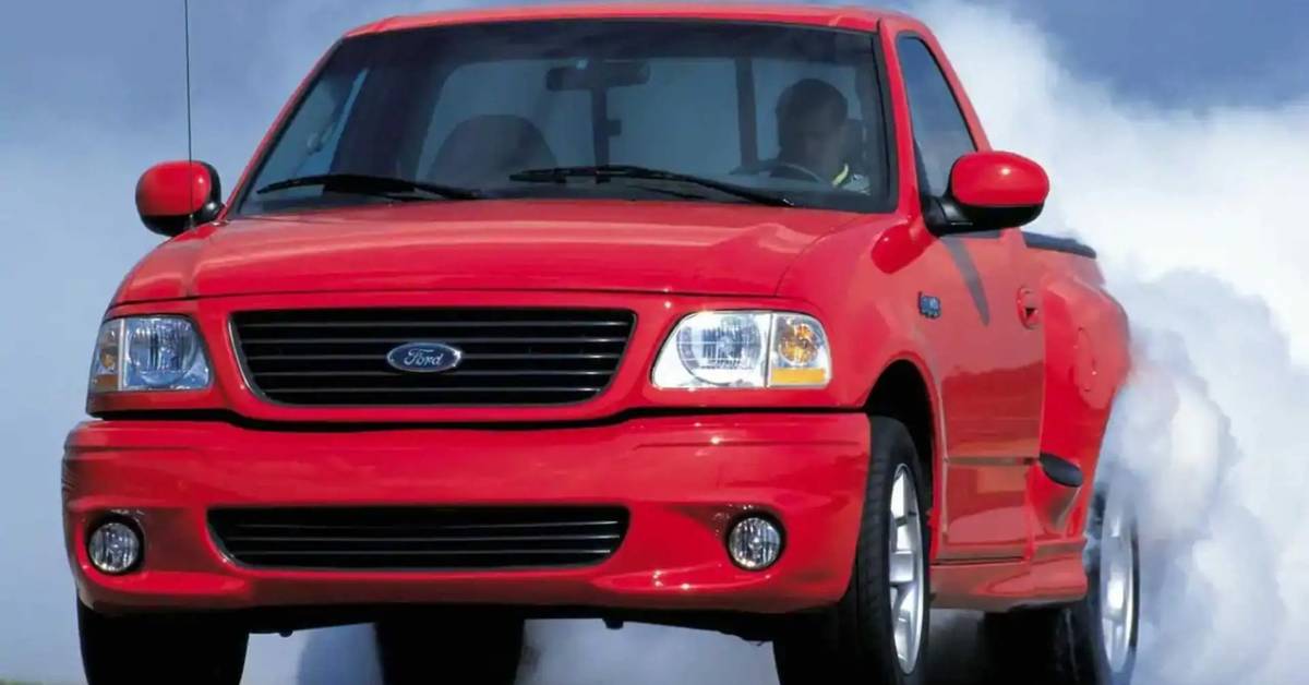 Modèle Réduit Ford F150 Lightning SVT 1999 - Burago 1/21 - Métal - Boîte D'origine - Occasion
