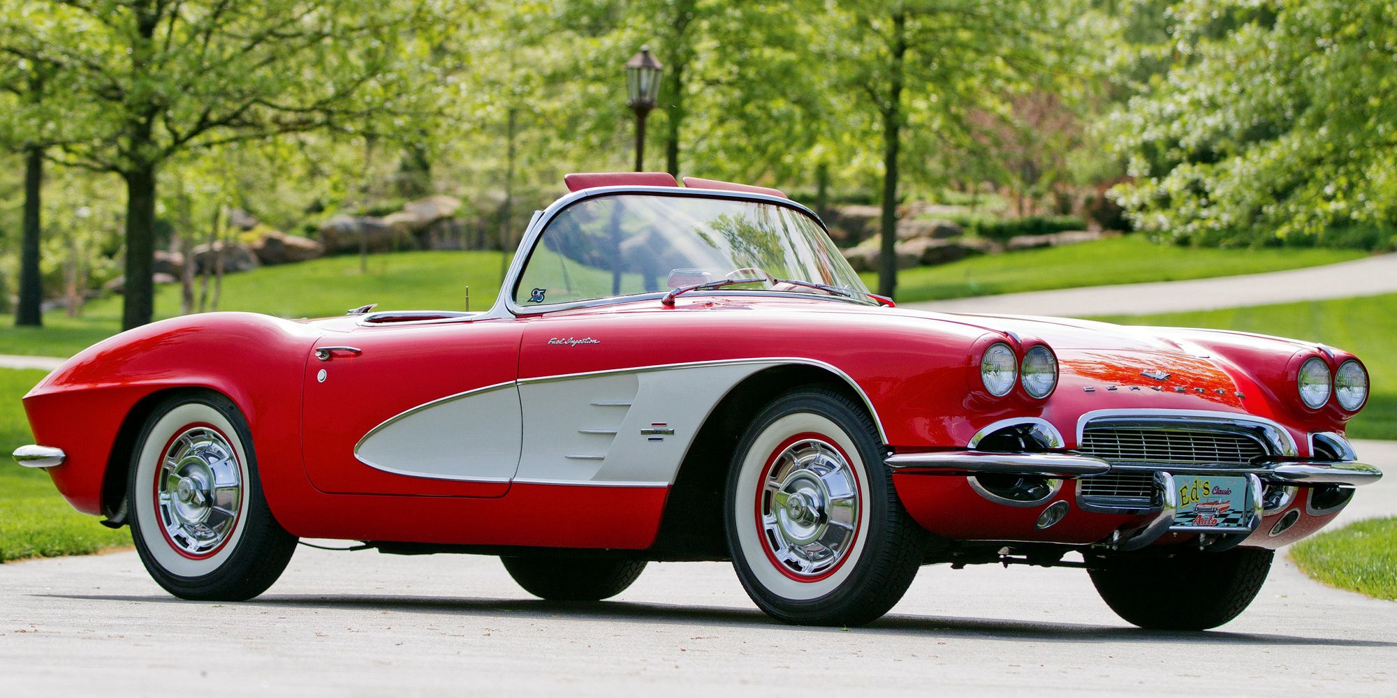 The front of a later C1 Corvette