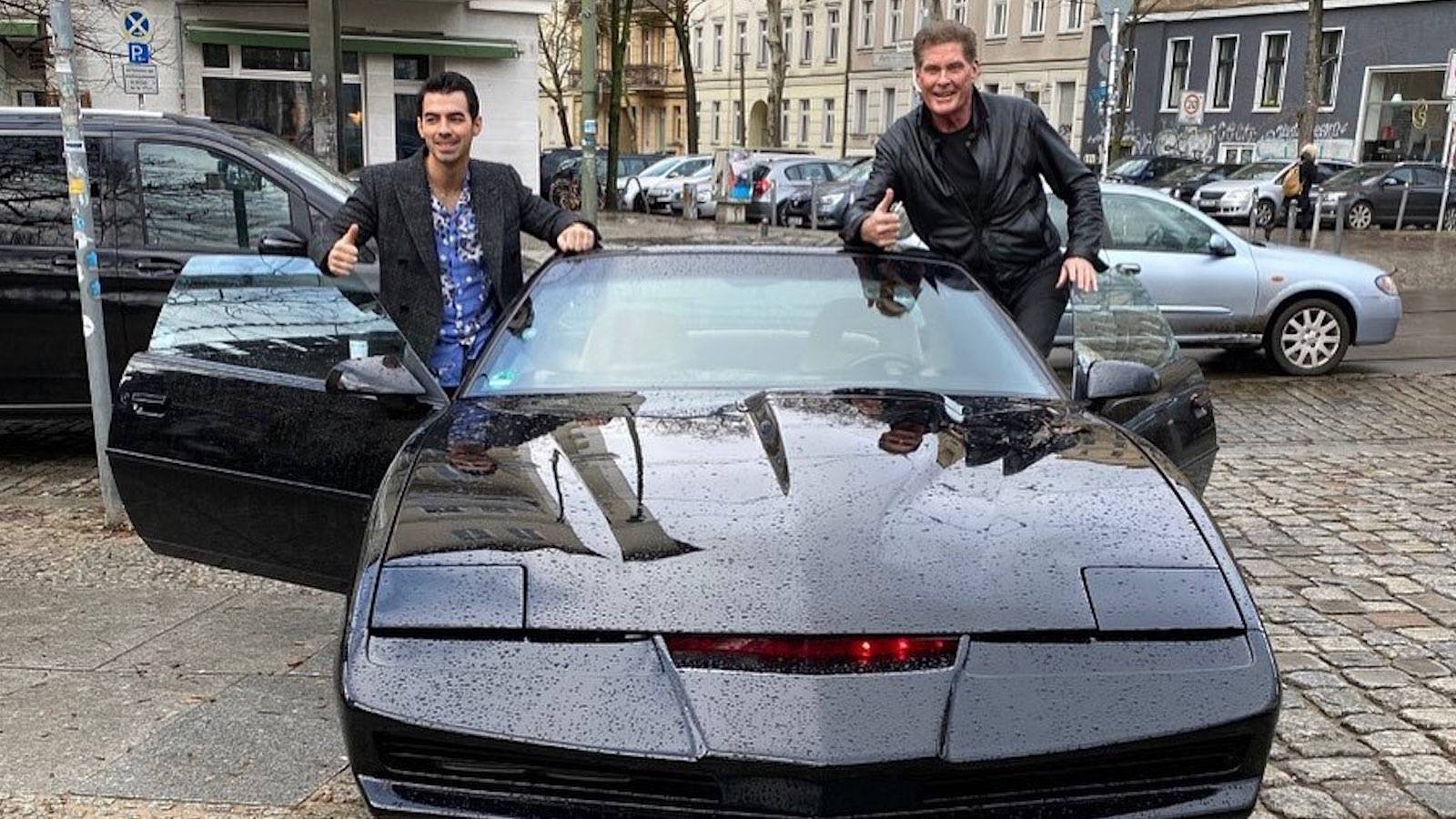 David Hasselhoff Drives KITT Again, Gets Asked About 'Knight Rider' Reboot