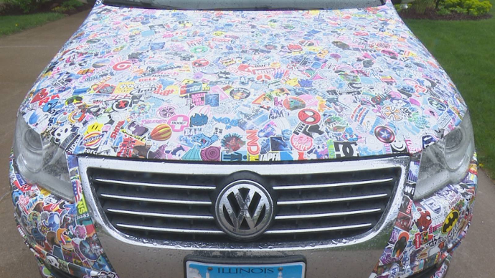 Getting Through A Pandemic By Covering A Volkswagen With 10 Thousand ...