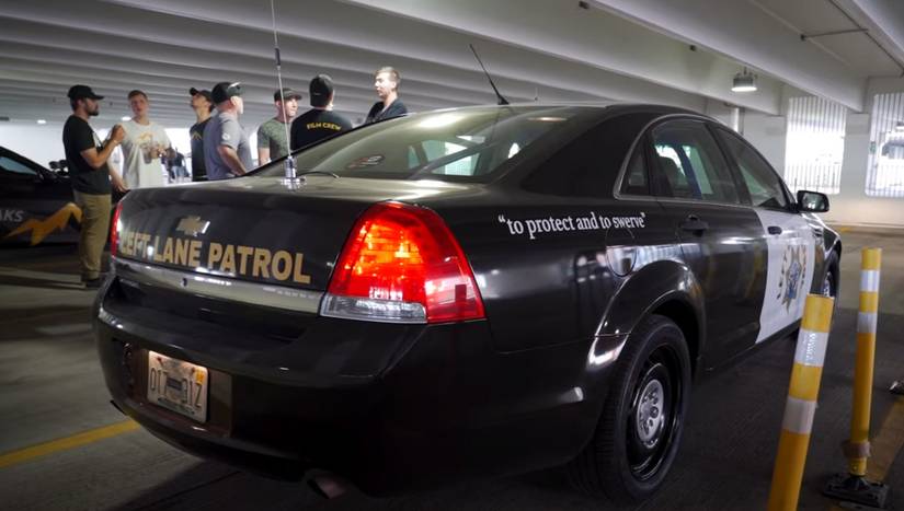 Chevy Cop Cruiser Makes Surprise Appearance At Car Rally