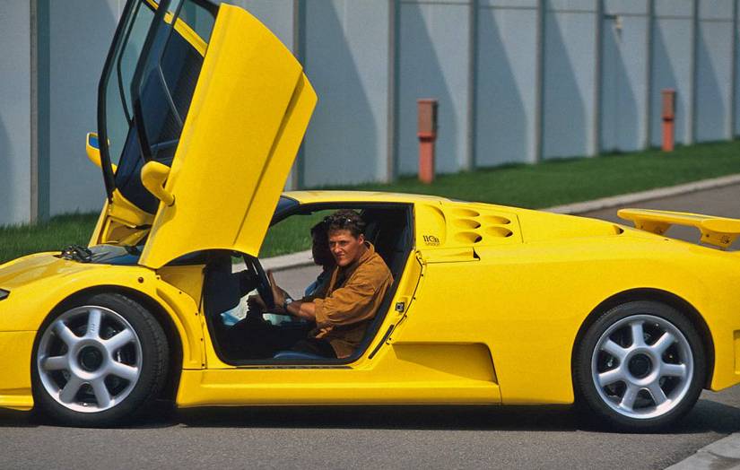 Here's Why Michael Schumacher Chose To Drive The Bugatti EB110