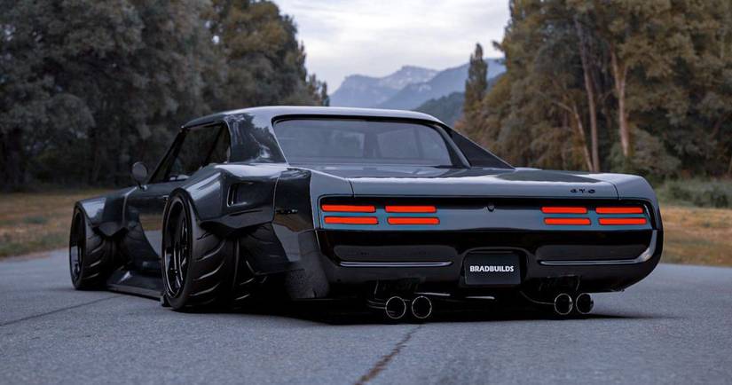 High Rider Gto If You Thought The Classic GTO Wasn’t Wide Enough This Rendering Is For You