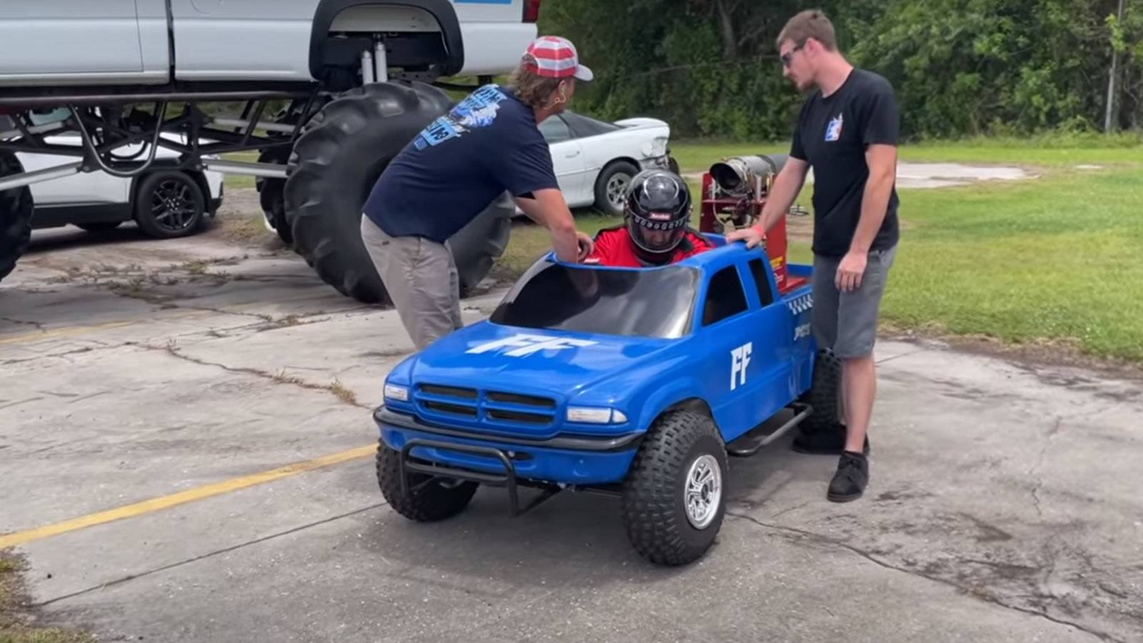 Jet-Powered Mini Truck Is Super Cool And Hilarious