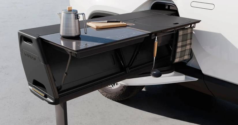 Rt1 Kitchen These Are The Best Features Of The Rivian R1T