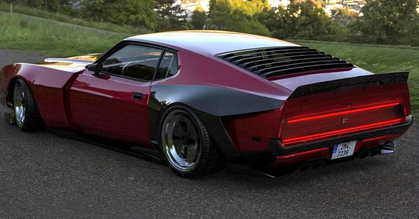 This Mustang Mach 1 Rendering Looks Meaner Than The Original