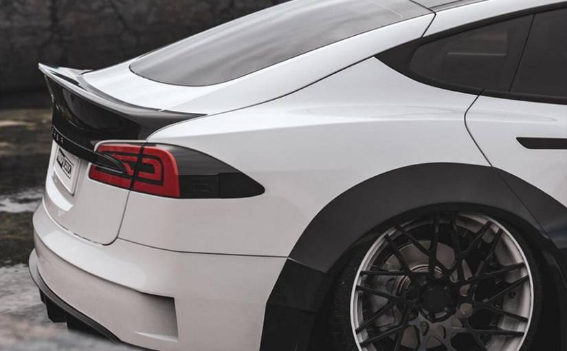 Tesla Model S Gets Slick Widebody Rendering