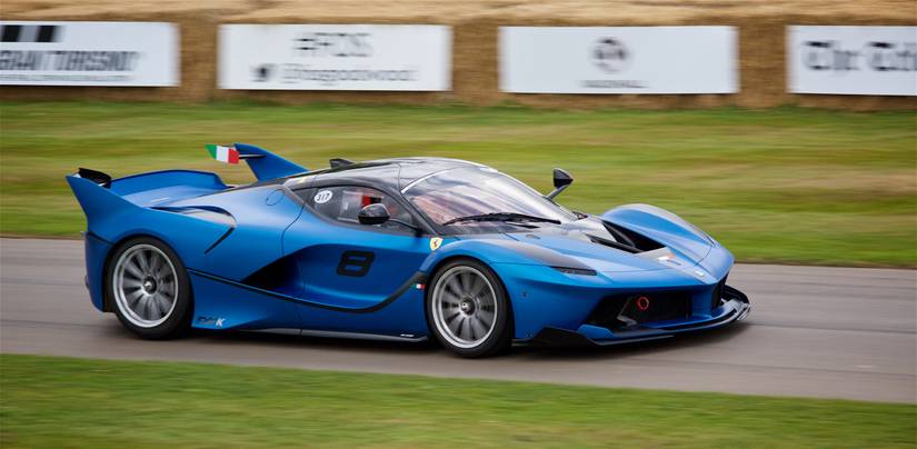 Ferrari FXX-K In Blue At Goodwood