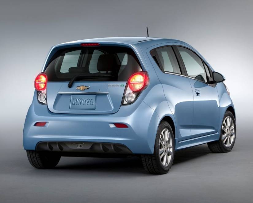 Spark Chevy Silver Rear Here's How The Chevy Spark EV Manages Traffic Like A Boss