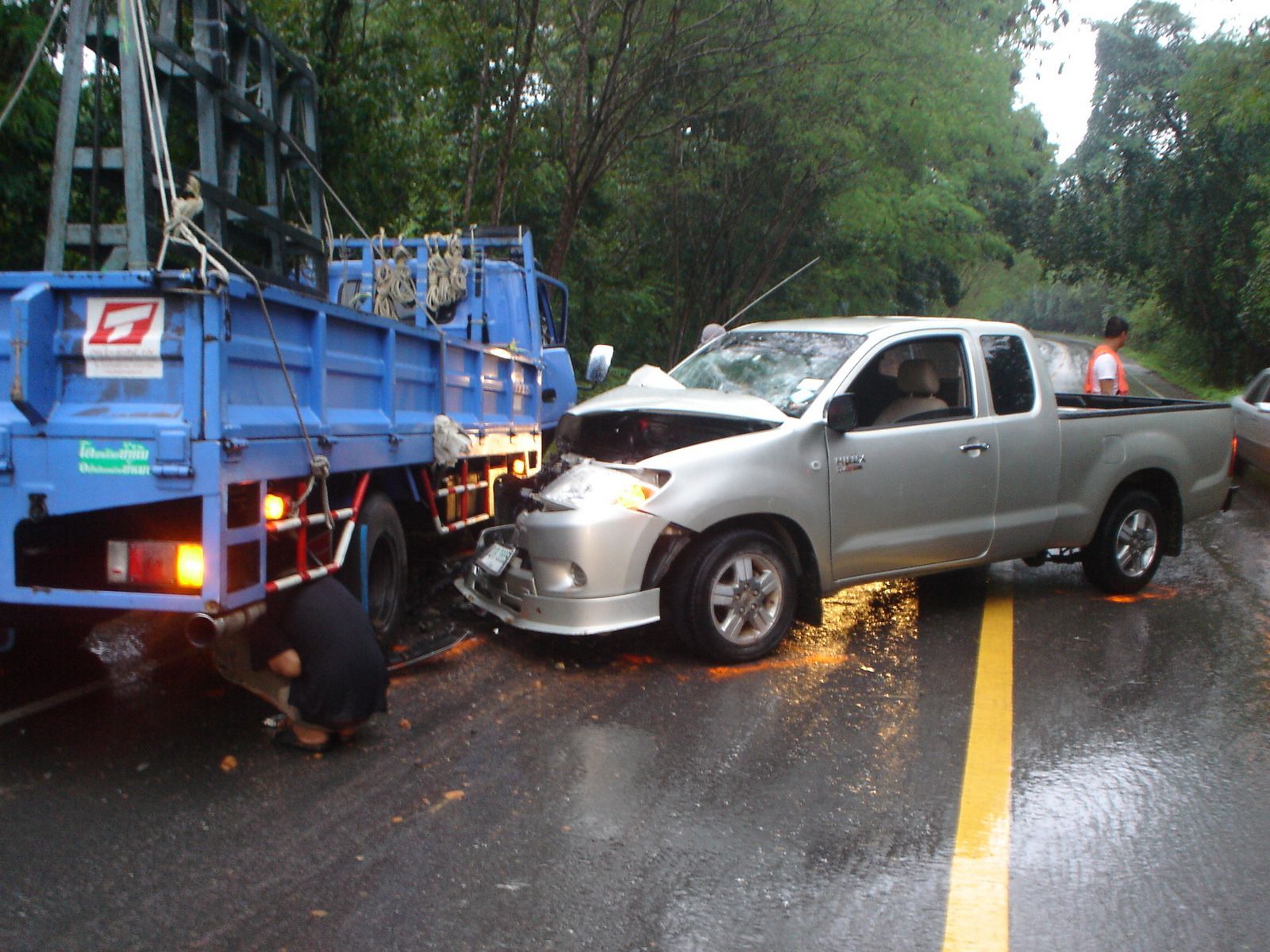 Accident de Toyota Hulux