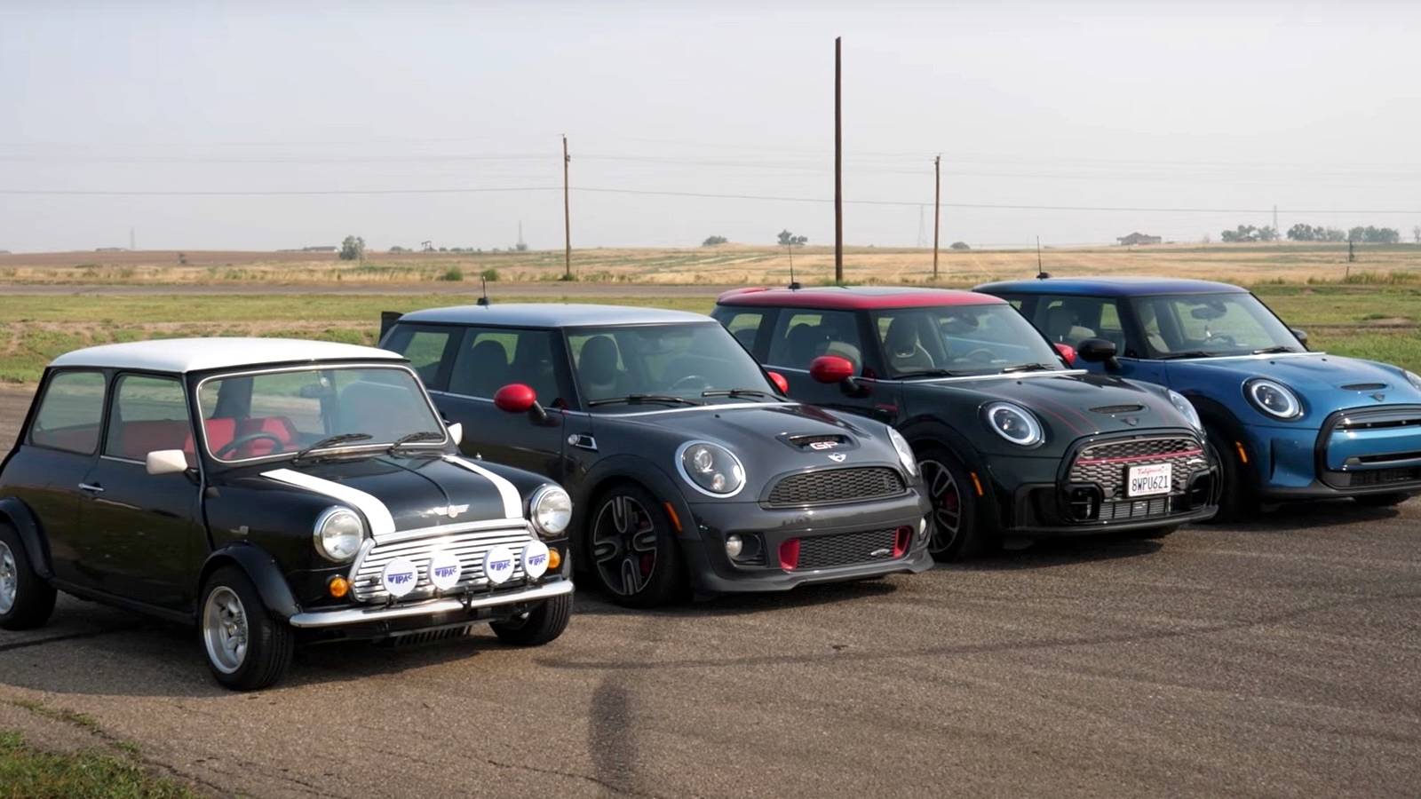 The Rivals Mini Cooper Check Out This Four Mini Showdown At The Track