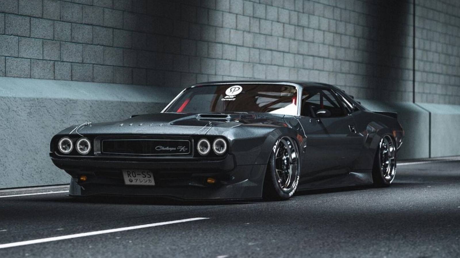 Surprising Dodge Challenger Retro Body Kit Images