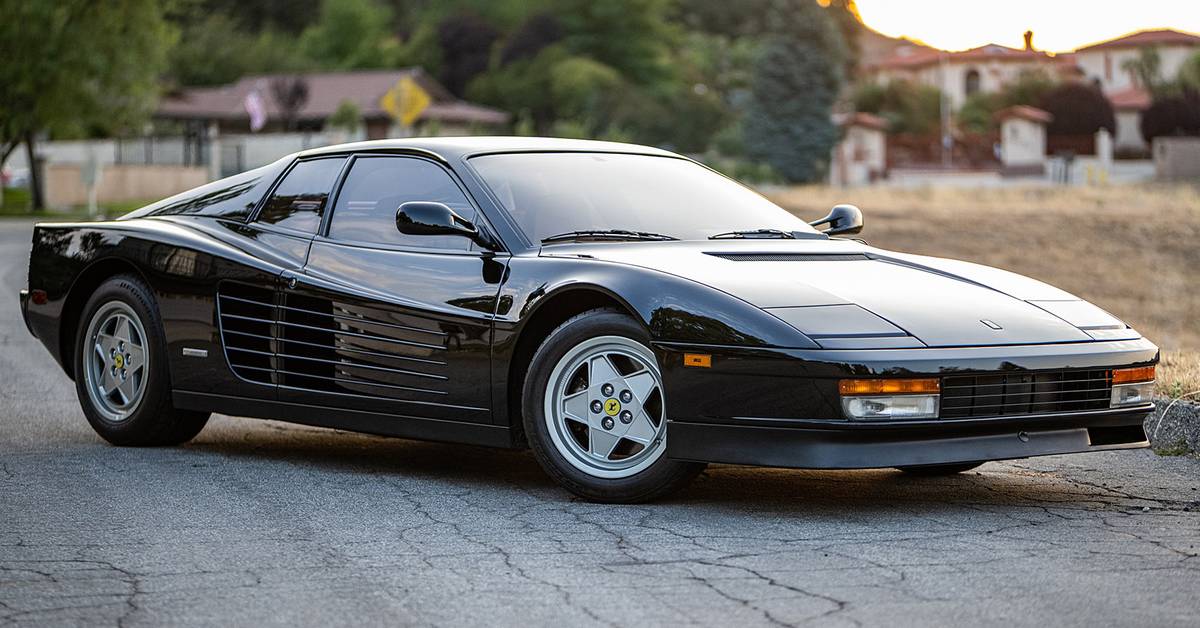 Blacked Out Ferrari Testarossa
