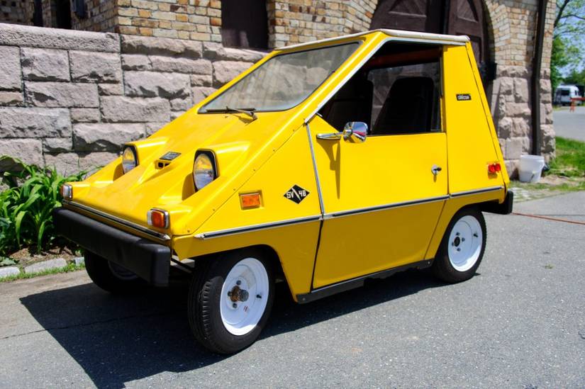 Early CitiCar Model In Yellow