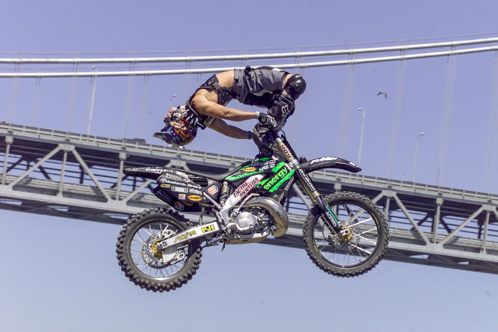 Brian Deegan l Mulisha 450 FMXバイク Metal Mulisha Brian Deegan Dirt Bike and Action Figurefast for