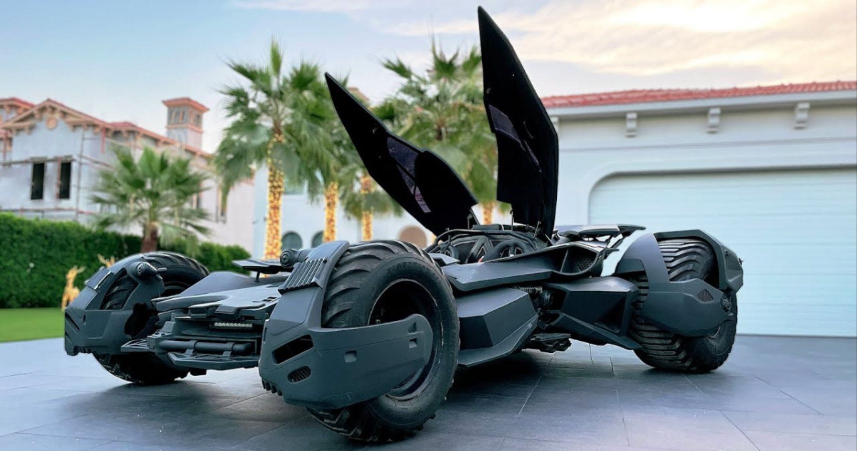 This Ford Raptor-Powered Batmobile With Flame-Spitting Exhaust Is