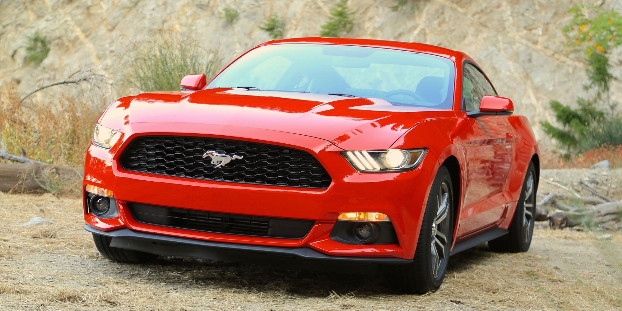 Red 2015 Ford Mustang 5.0 GT